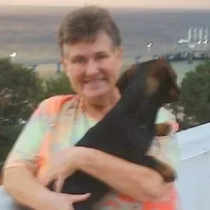 Das ist Juwie mit Benni