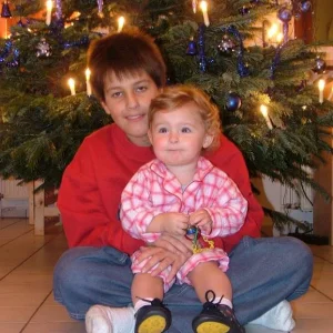 Das ist mein ältester Linneus und unserre kleine Sandy!