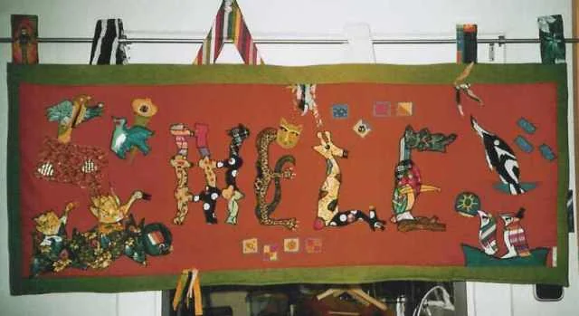 Neles Vier-Elementen-Wandbehang